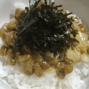 納豆の食べ方-海苔＆チーズ♪